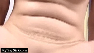 Getting her vagina licked before giving his small penis a bj