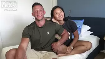 Ripped DILF Heath Hooks Up With A Chunky Japanese Teeny For His First Porn!