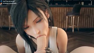 The Hair Simulation On This Tifa Oral Sex Is Top Notch