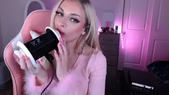 ASMR Your Gf Gives You Kisses with Her Lipgloss SFW
