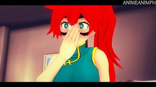 Itsuka Kendo and Deku in their Wet Dreams - My Hero Academia Anime 3d Animation