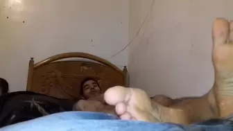 Stud fucking another gay 1 after having mutual climax on bed