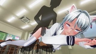 3D ANIME Teacher Mounts a Schoolgirl in the Behind