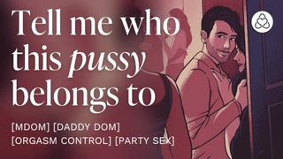 Sneaking off at a party to fuck you in voyeur [mdom] [daddy] [erotic audio stories]