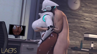 Happy Lover Testing New Sex Toy Robot two