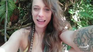 Ela me chupou na cachoeira depois de viajarmos 12 horas - Vlog #6 - Venusss Model