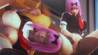 [KAGUYA] Chika Fujiwara wants to have Sex after Class (3D PORN 60 FPS)