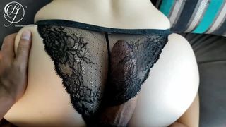 Feeding Cunt Juice to my Alluring Stepmom, and Masturbating with her Alluring Lingerie Bizarre